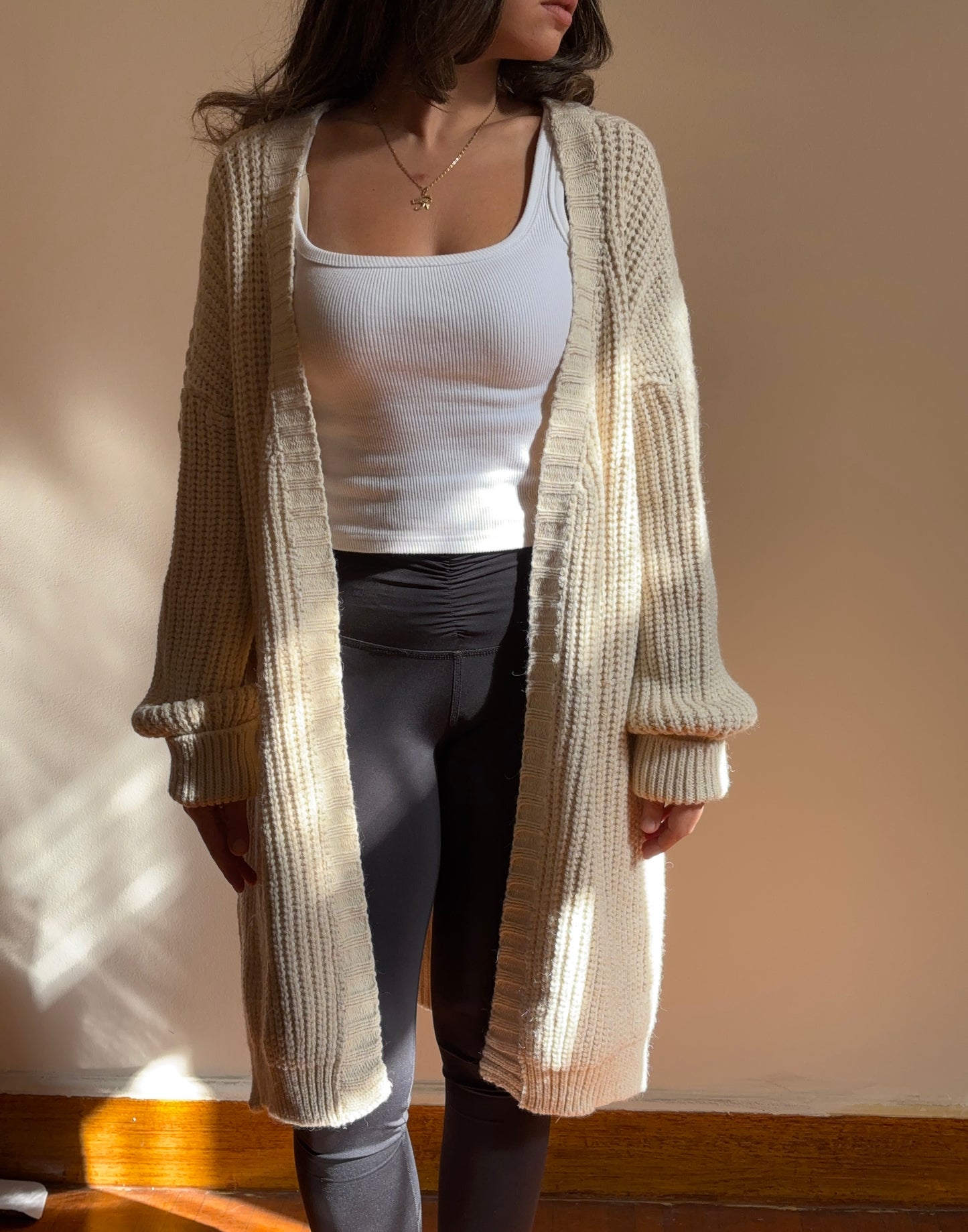 Chunky knit cardigan