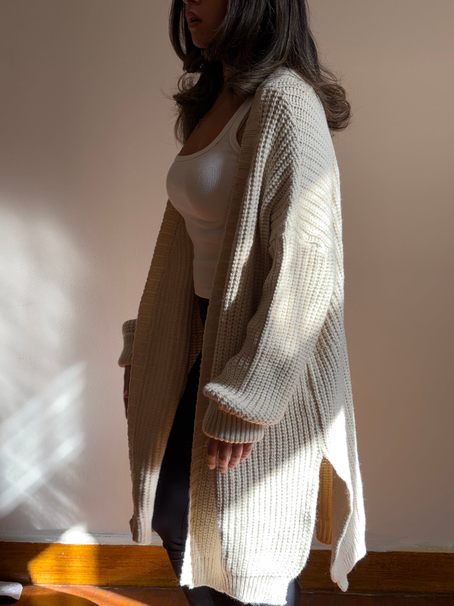 Chunky knit cardigan