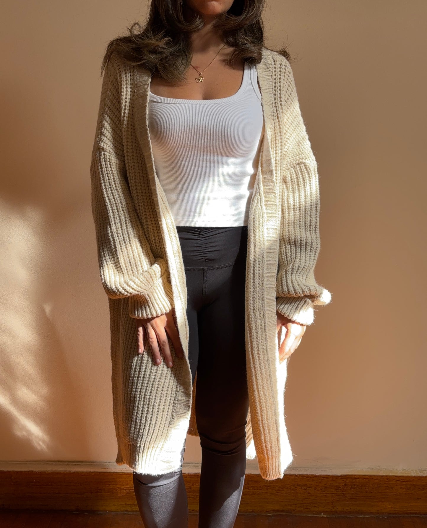 Chunky knit cardigan