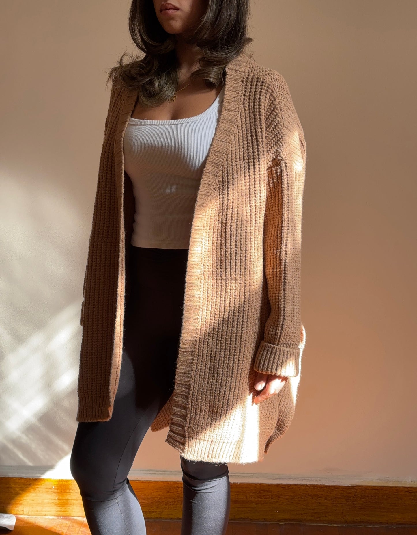 Chunky knit cardigan