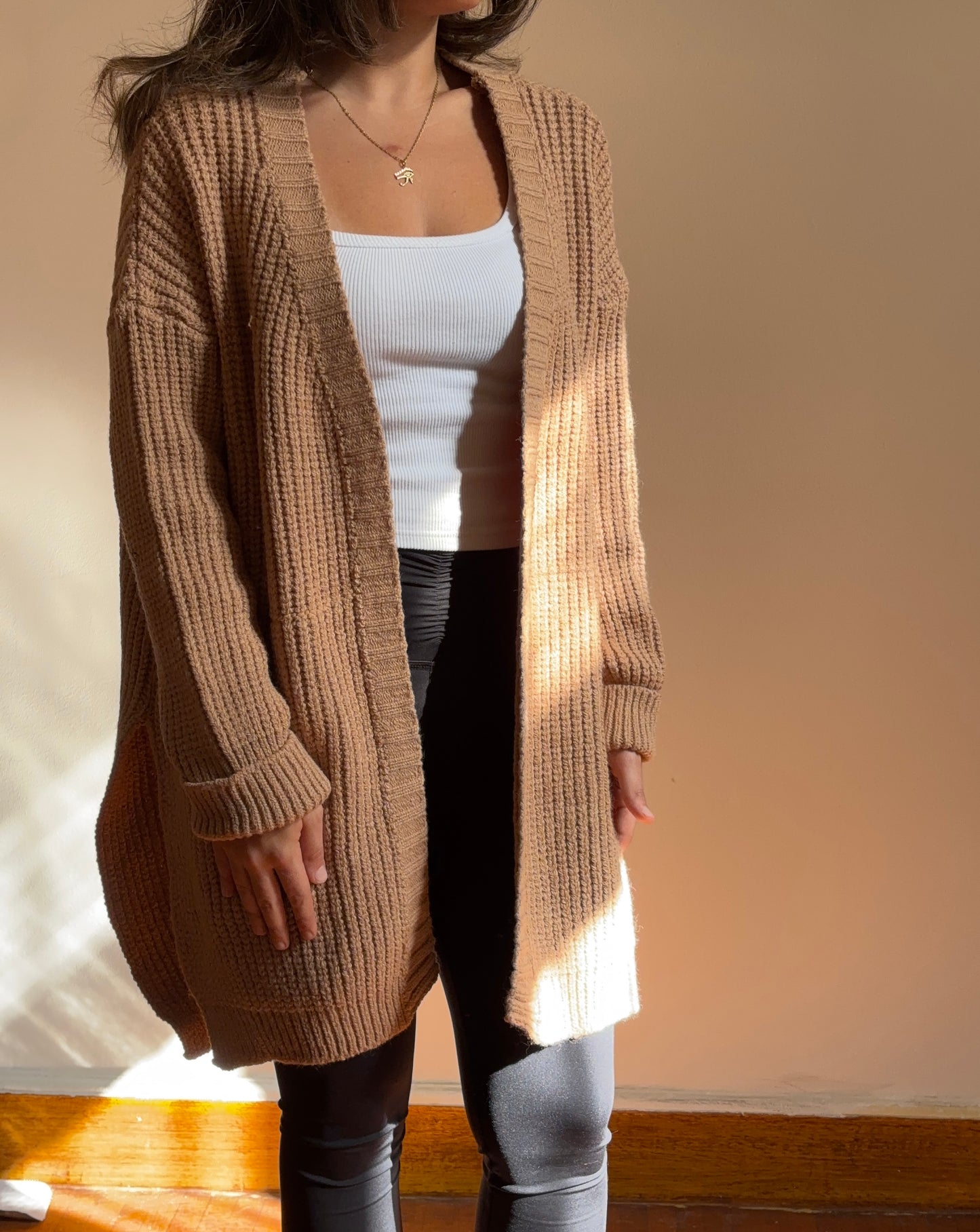 Chunky knit cardigan