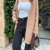 Chunky knit cardigan