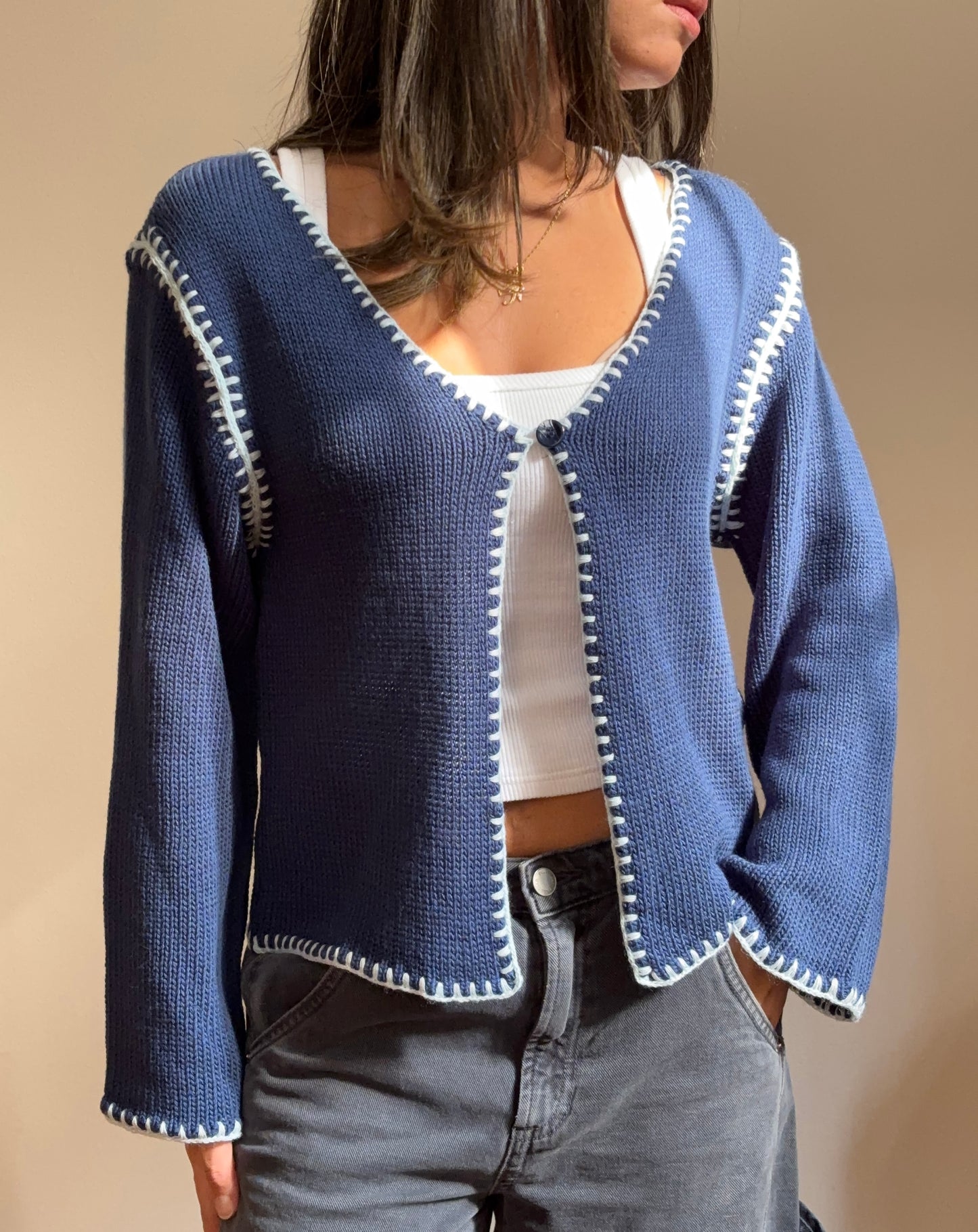 The Artisan Knit in Navy