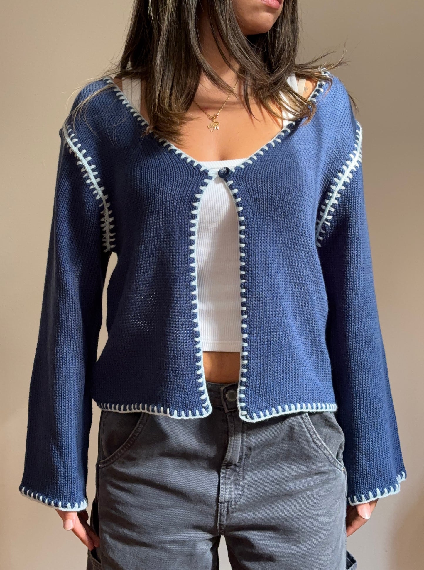 The Artisan Knit in Navy