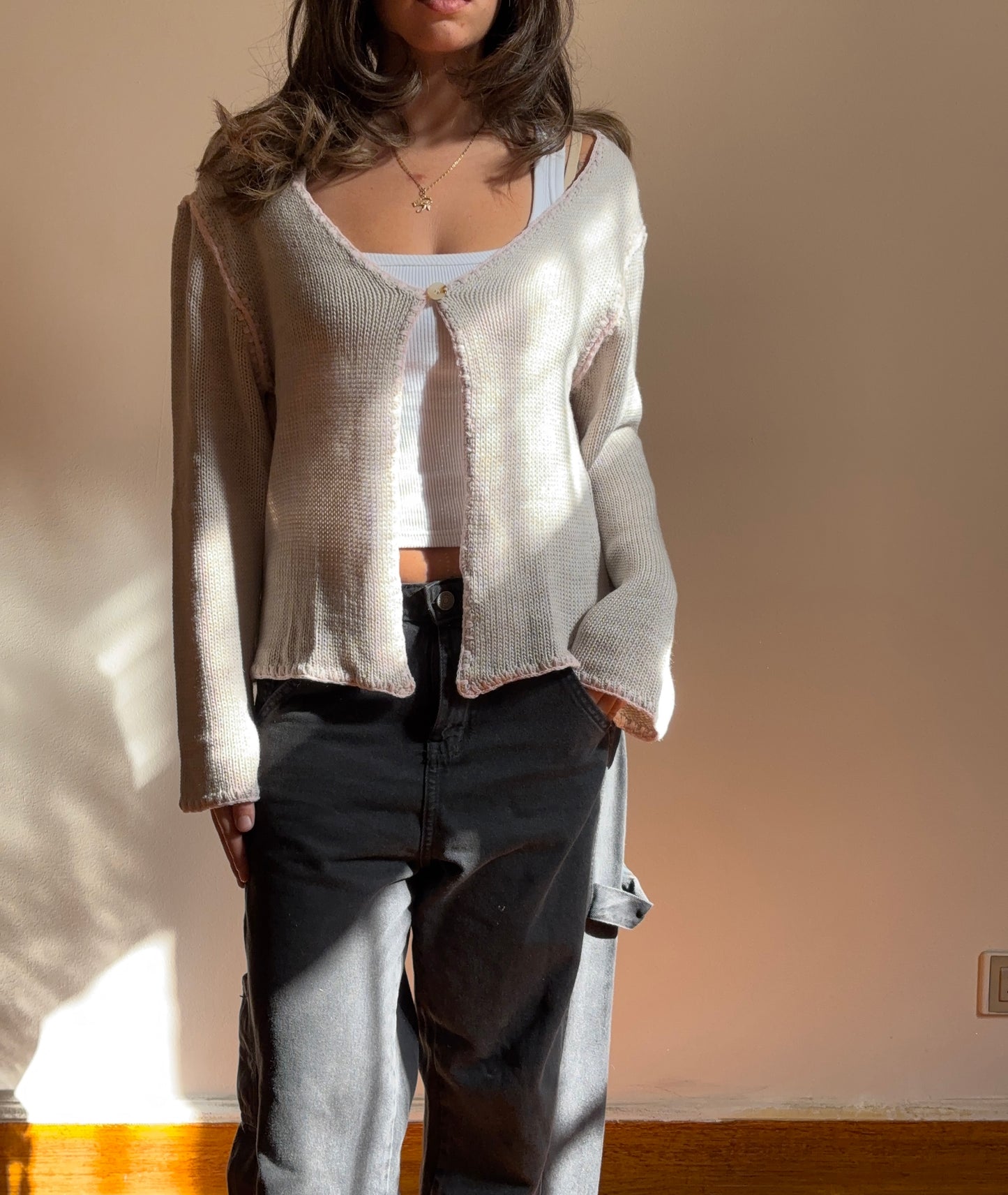 The Artisan Knit in Light Beige
