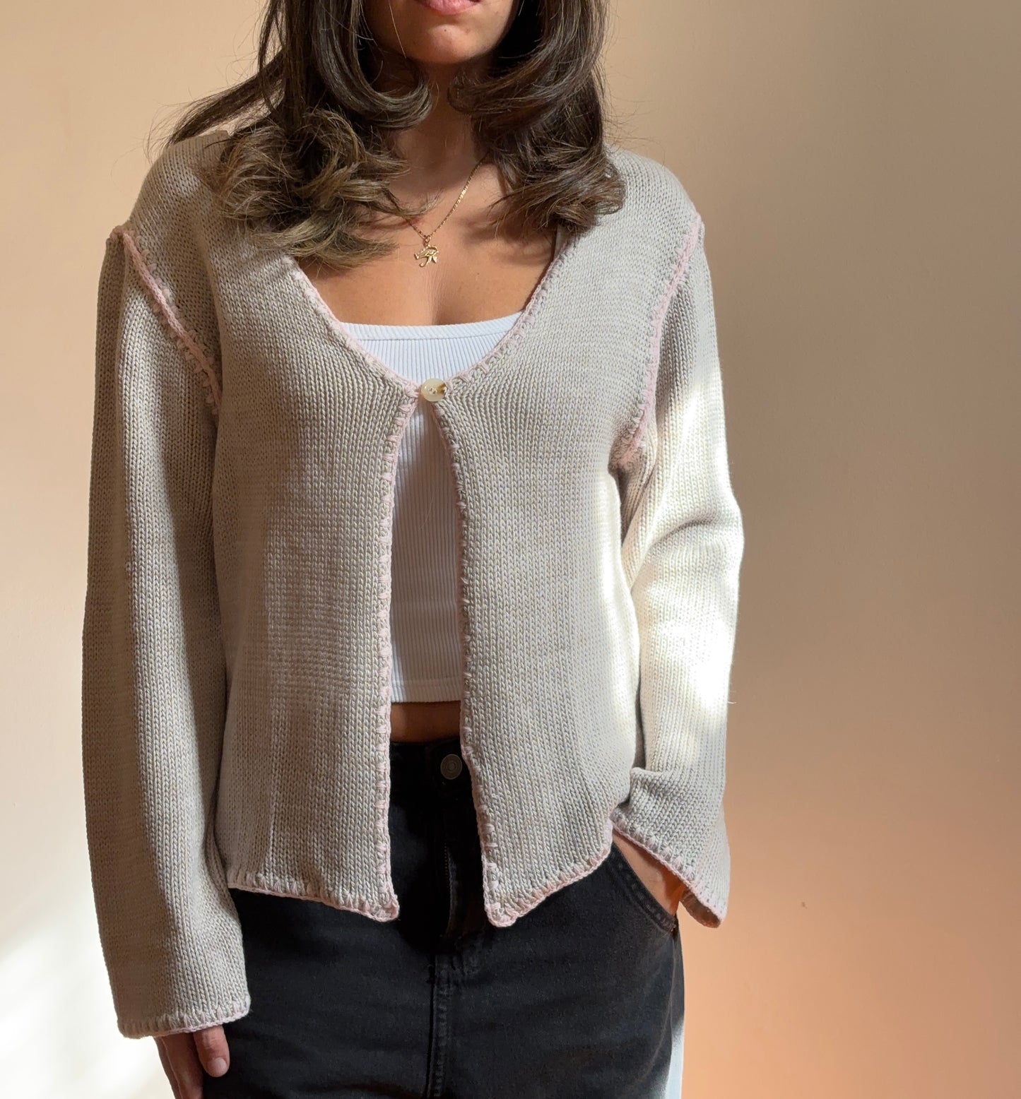 The Artisan Knit in Light Beige