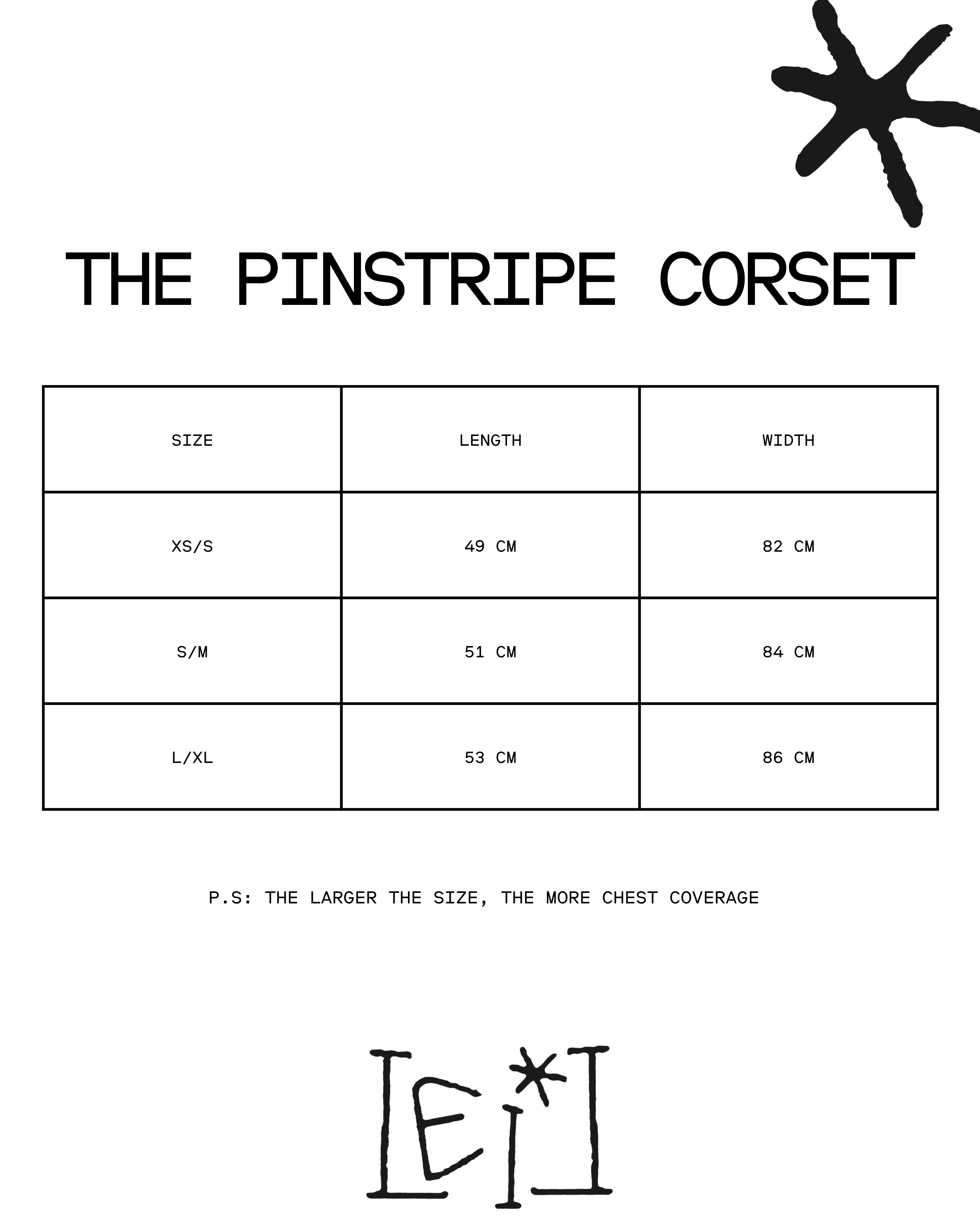 Pinstripe Corset Top