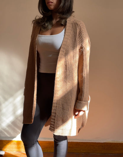 Chunky knit cardigan