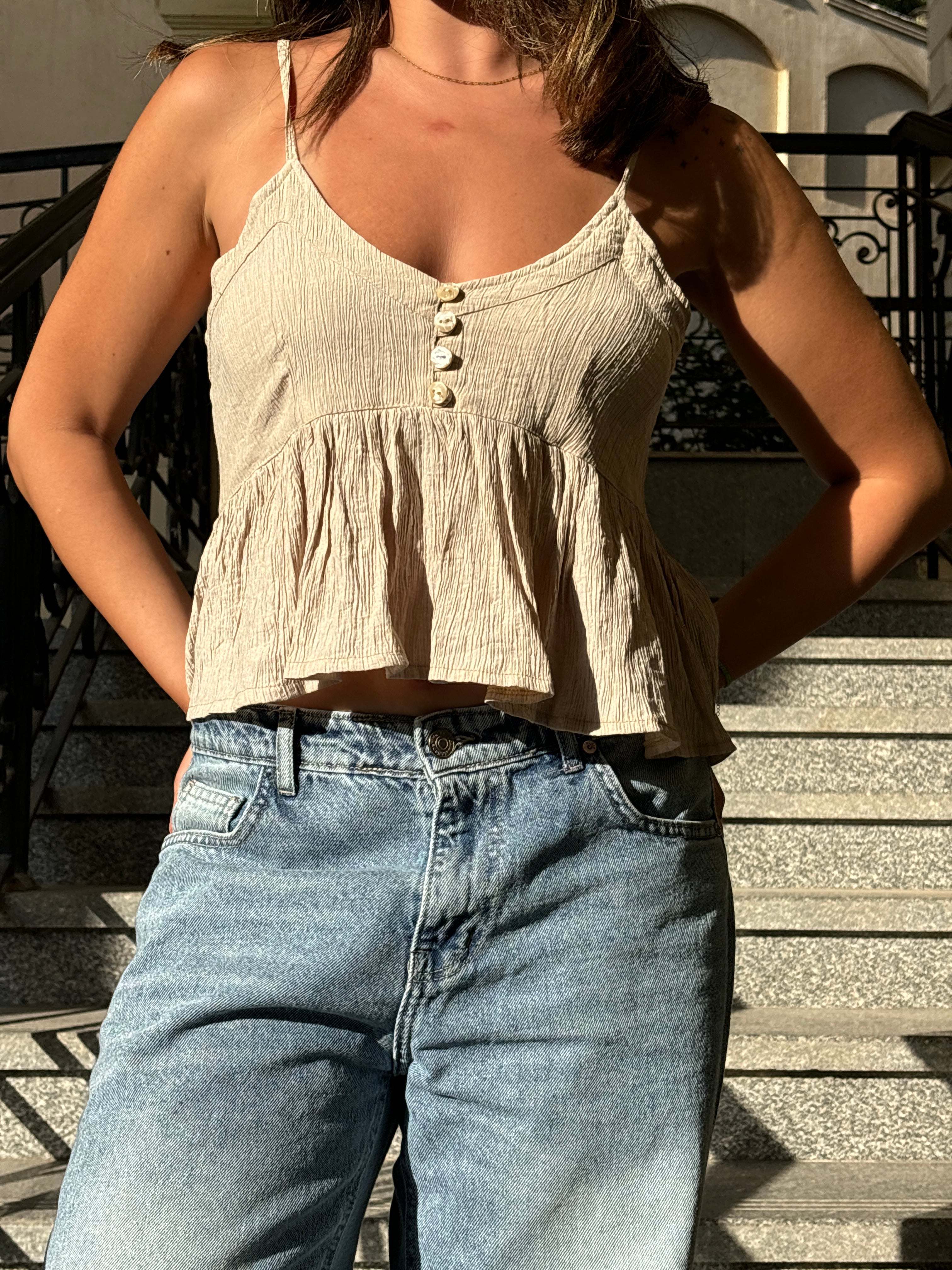 Linen Reverie Top