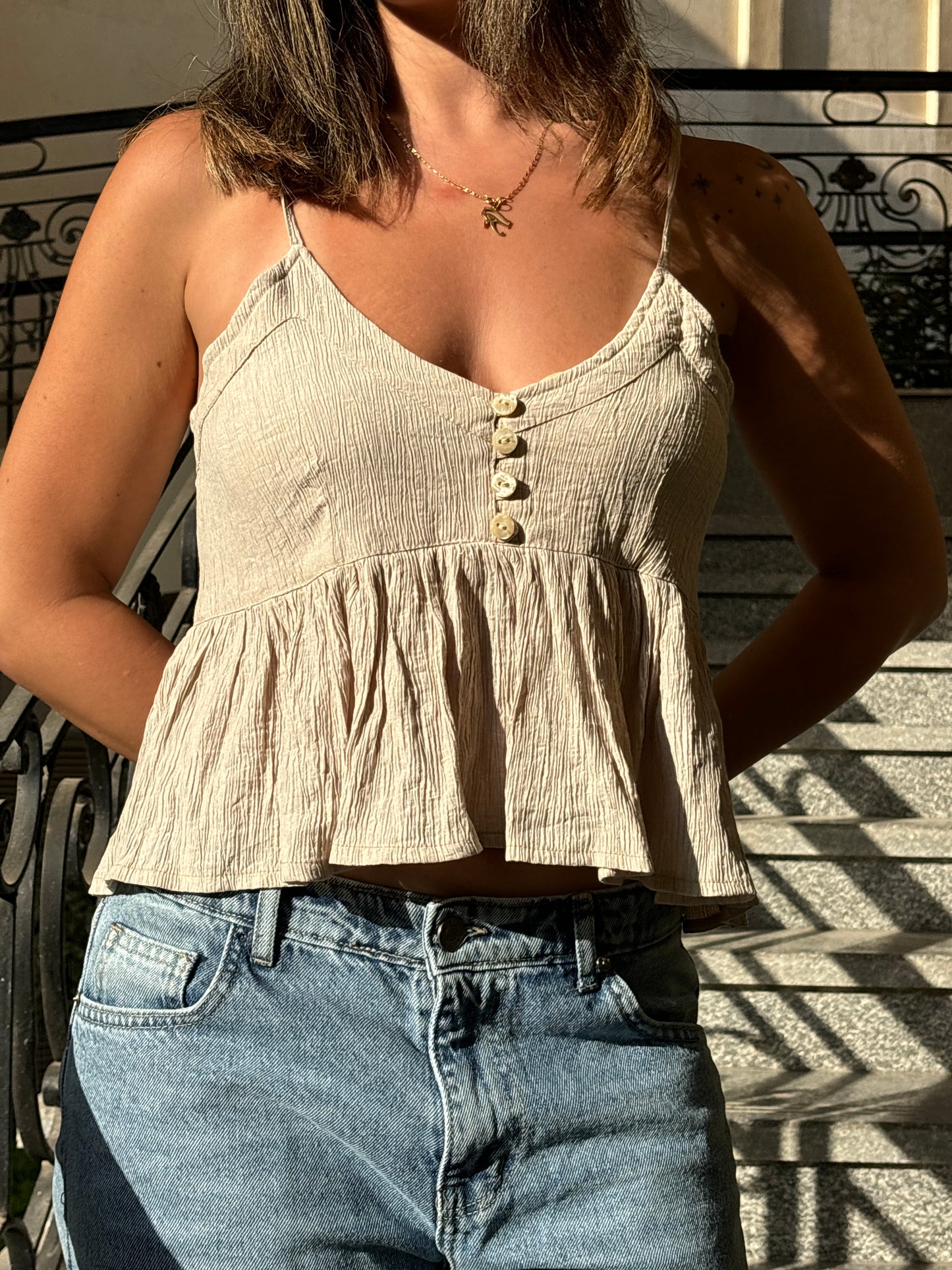 Linen Reverie Top