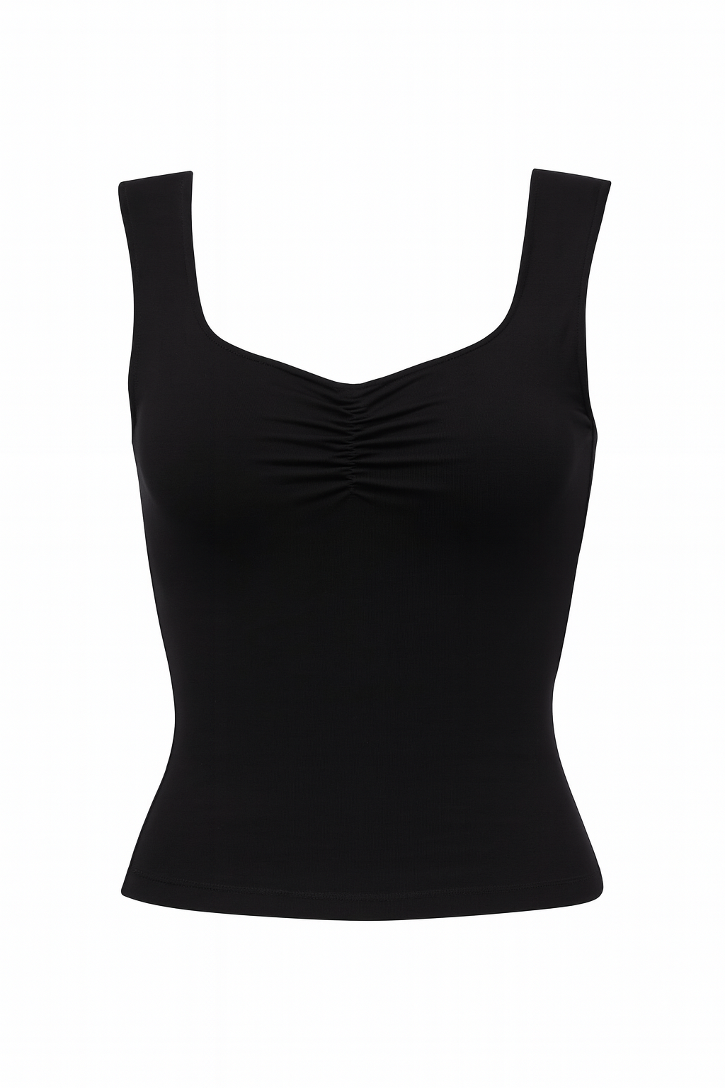 Ruched Sweetheart Tank