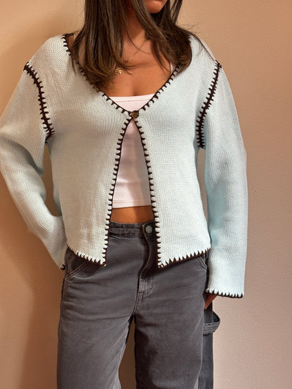 The Artisan Knit in Light Blue