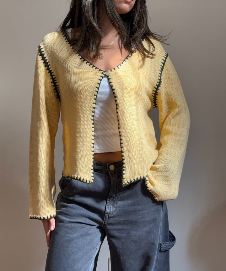 The Artisan Knit in Butter Yellow
