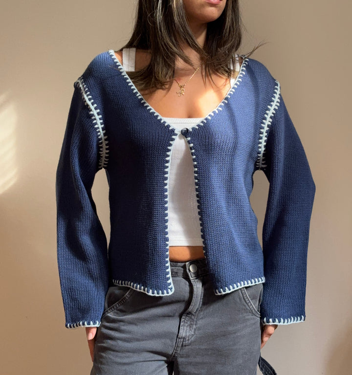 The Artisan Knit in Navy
