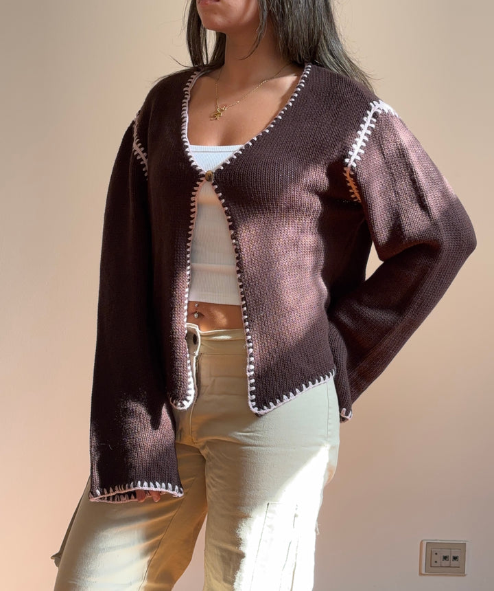 The Artisan Knit in Brown