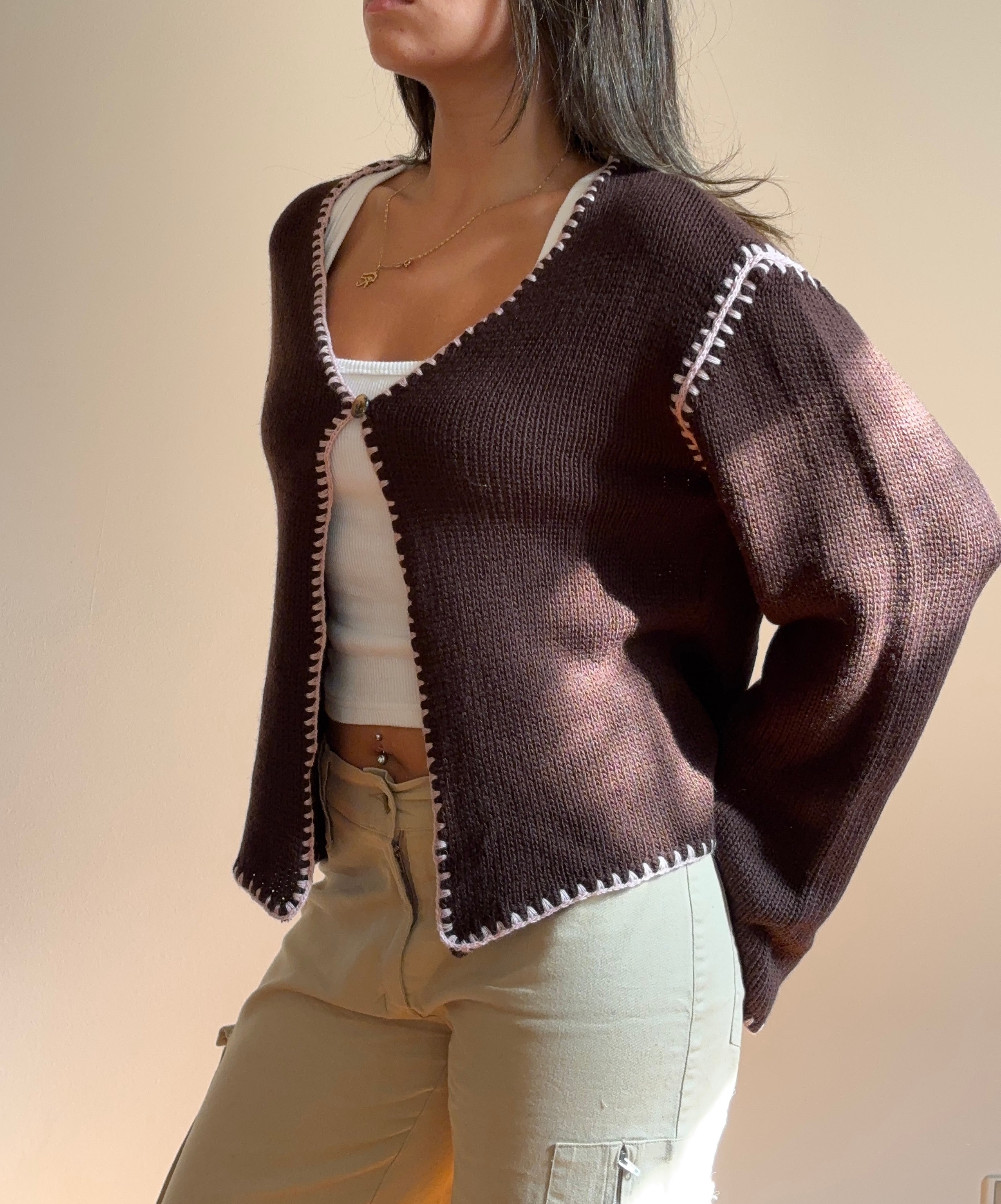 The Artisan Knit in Brown