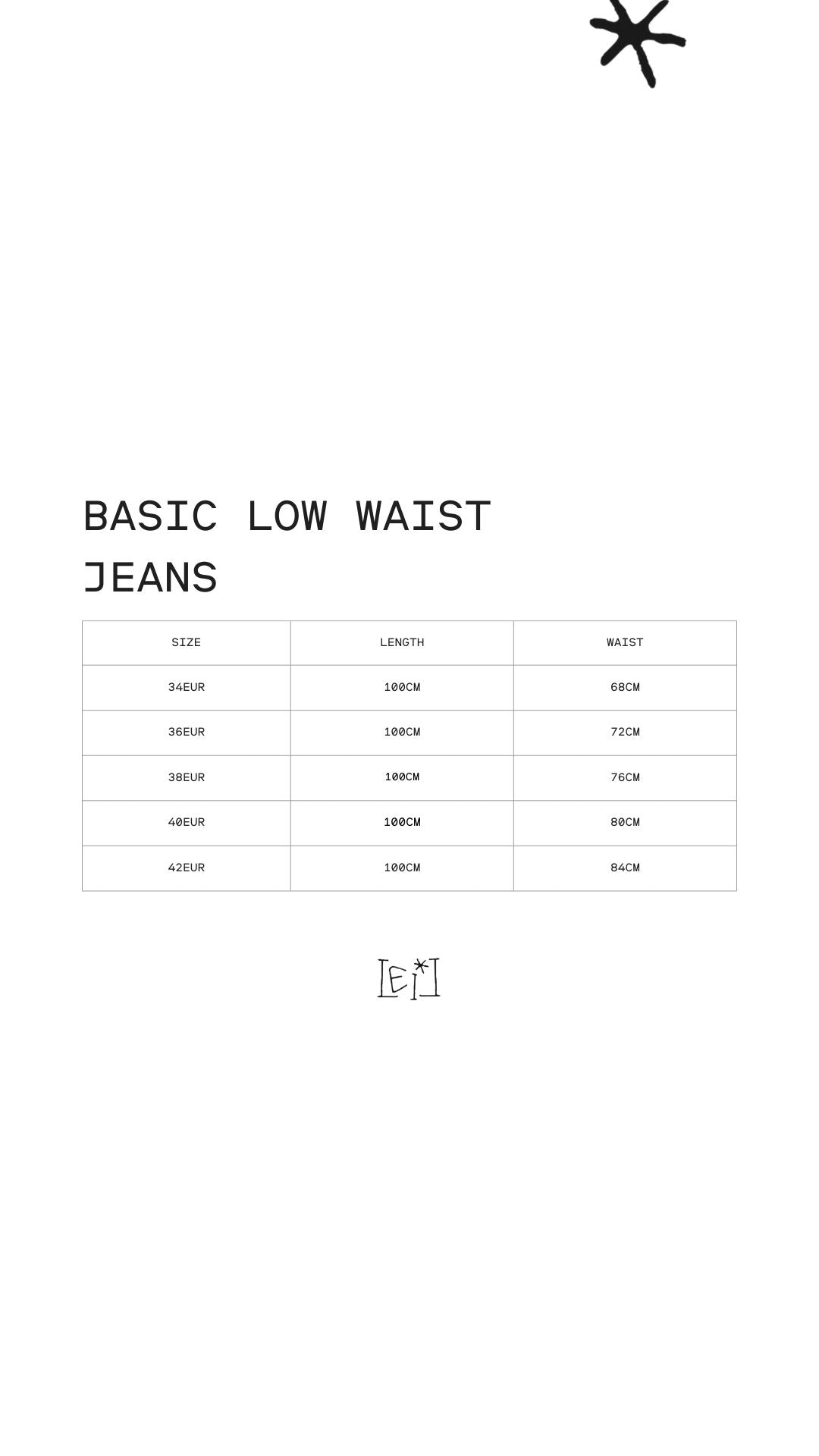 Basic Low Waist Jeans