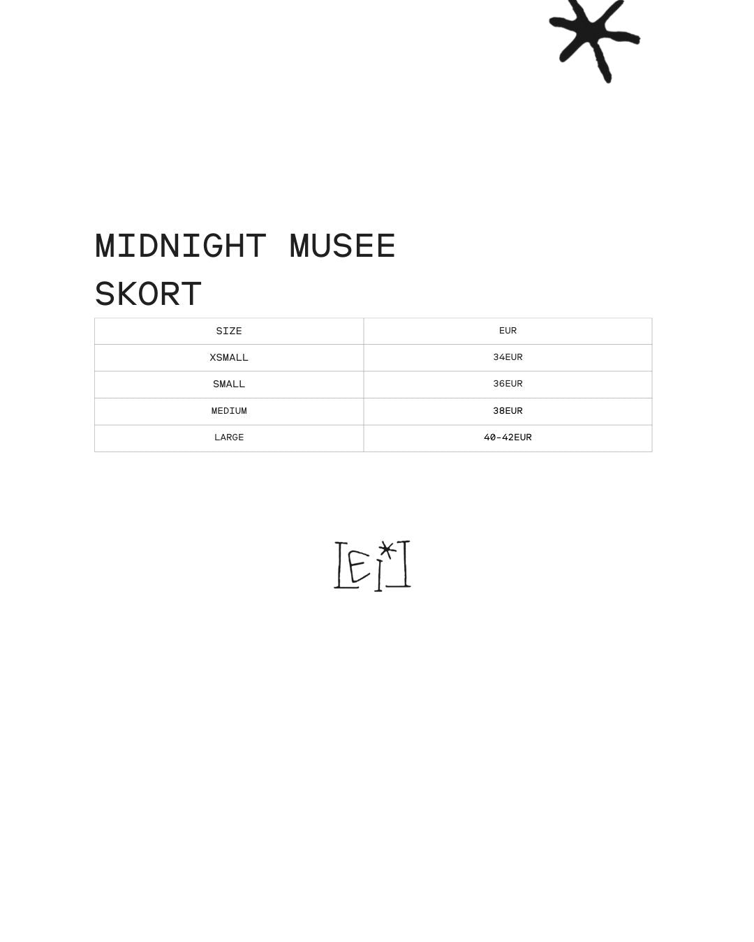 Midnight Muse Skort